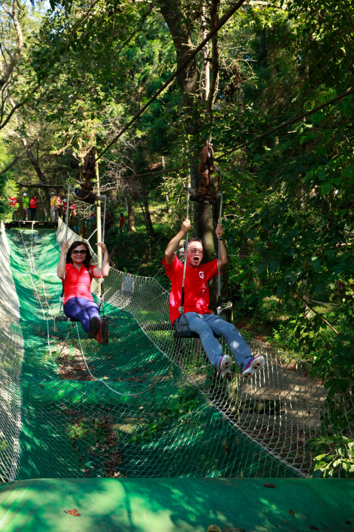 1051022&23全國大露營(闖關遊戲~纜線滑行)